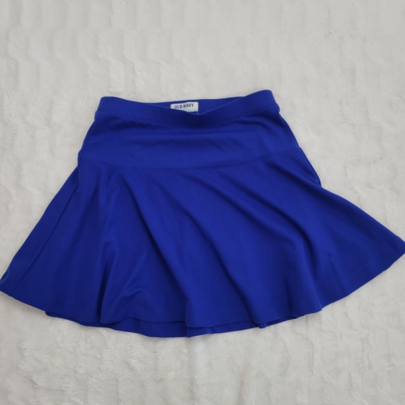 Old Navy Women's Bold Blue Circle Skirt - Picture 1 of 5